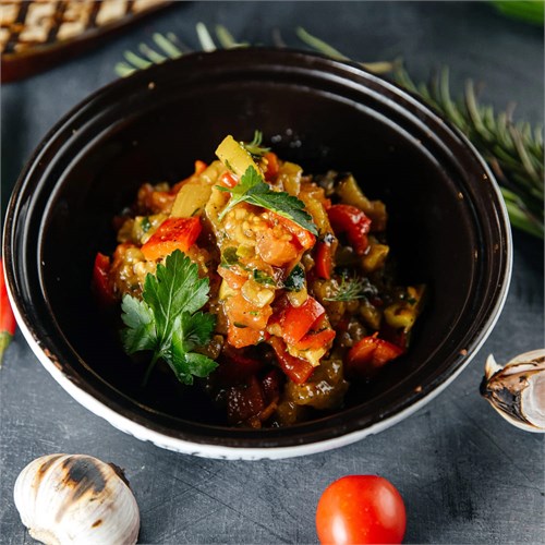 Аджапсандали печеные овощи на мангале с чесноком и кинзой 02605 - фото 138