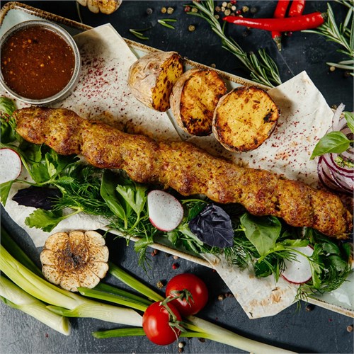 Люля-кебаб из индейки с сыром сулугуни 02588 - фото 155