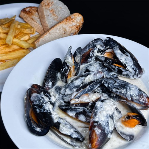 Мидии в сливочном соусе с сыром пармезан 03757 - фото 349