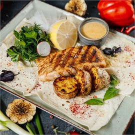 Стейк из семги 02618