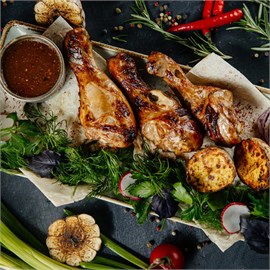 Шашлык из куриных голеней  02694