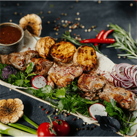 Шашлык из свиной вырезки  02594