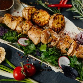 Шашлык из куриного бедра 02593