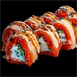 Опаленный с лососем и тунцом 04063